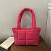 Handbag - Women's Niche Design, Single Shoulder Bag, Fashionable Checkered Underarm Bag, Single Shoulder Bag