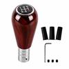 Shift Knob for Manual Transmission Wood Grain Compatible with and M12 Includes Suitable for Classic Kei and Kei Round 5-speed Vehicles, Finish, M8,