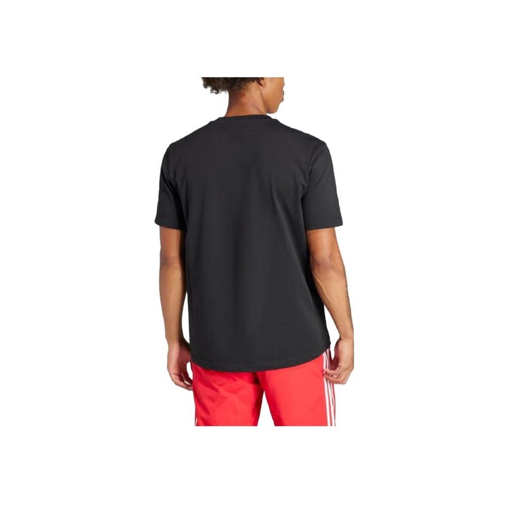 Adidas Adicolor Trefoil Tee Black Men Streetwear IU2364