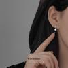 Banyan Tree S925 Silver Bow Pearl Earrings - Women's Fashion Butterfly Design 2021 Trend