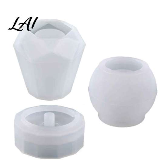 Dekorativ Flaskeform 2/3 stk DIY Parfume Silikoneform Spray Fremstillingsform Pumpebeholder Forme Harpiks Epoxy Støbning Gave til Håndværksentusiaster
