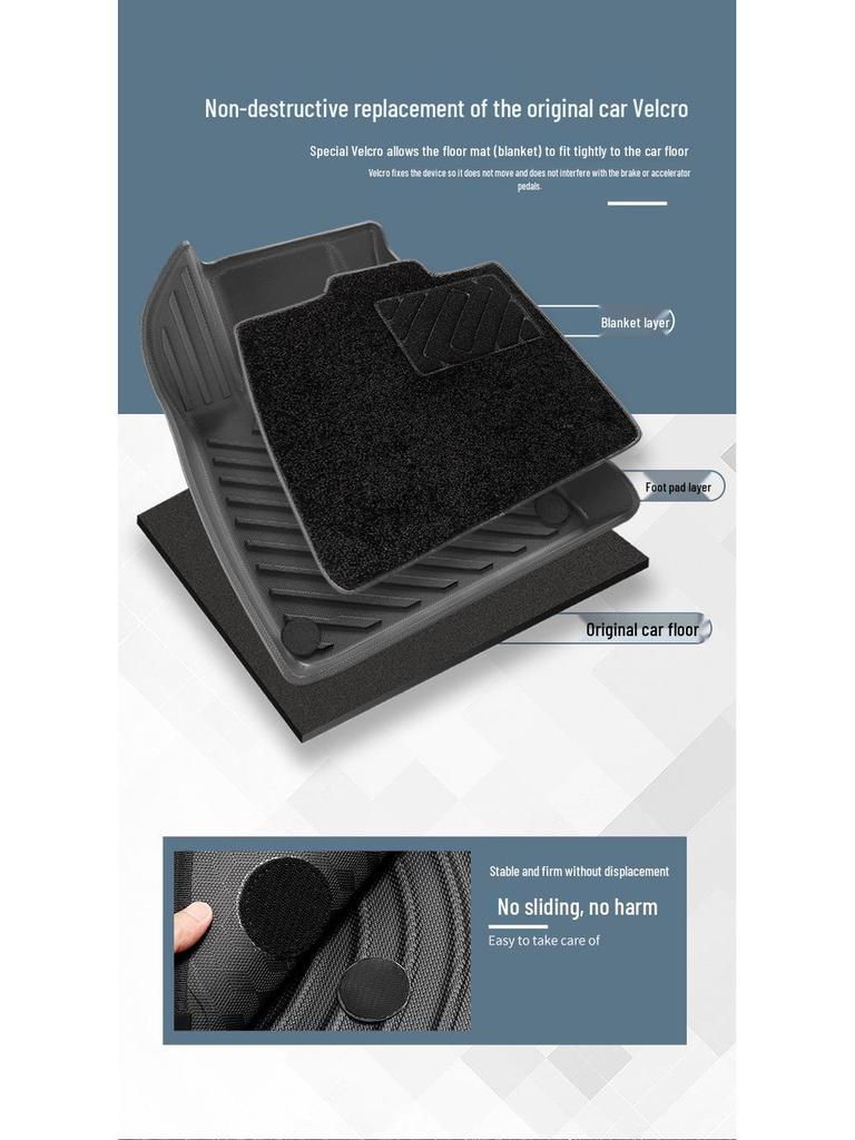 Compatible with 23 Trumpchi GS3 YingSu Models: Eco-Friendly TPE Floor Mats & Waterproof Trunk Mat