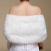 Chal nupcial estola de piel abrigo de piel sintética vestido de noche capa Bolero chal de boda