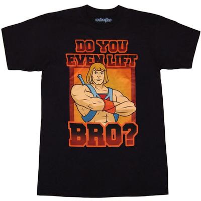 He-Man Do You Even Lift 100% Cotton T-shirt Mens Tees Top