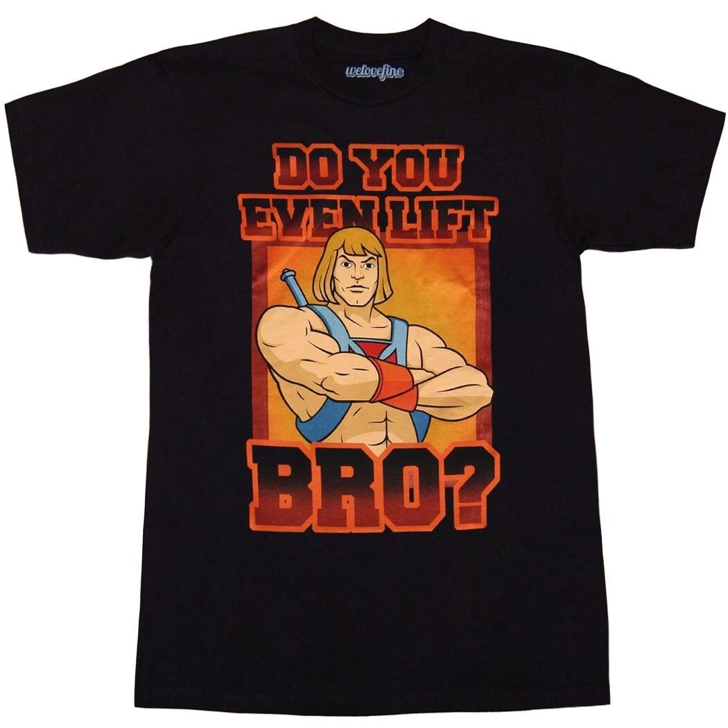 He-Man Do You Even Lift 100% Cotton T-shirt Mens Tees Top S