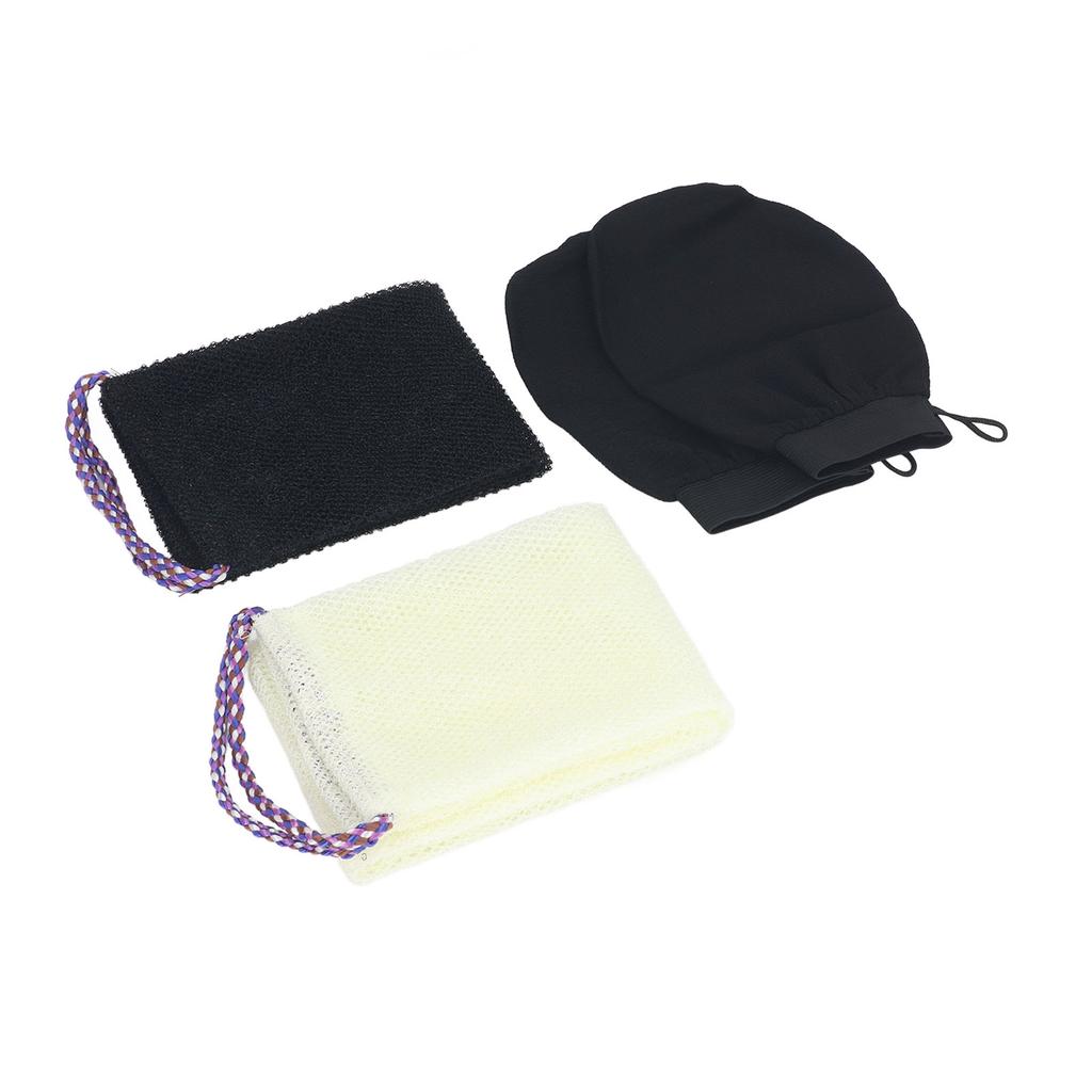 Africká síťová houba Dlouhá síťová koupelová houba Nylonová tělová exfoliační síť Drbátko na záda s koupáním