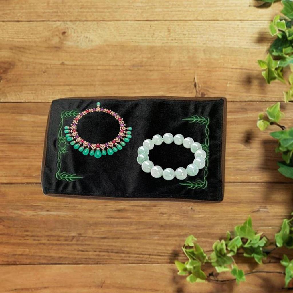 Jewelry Display Pad Cloth Velvet Soft 24x42cm Mat Tray Insert for Chains