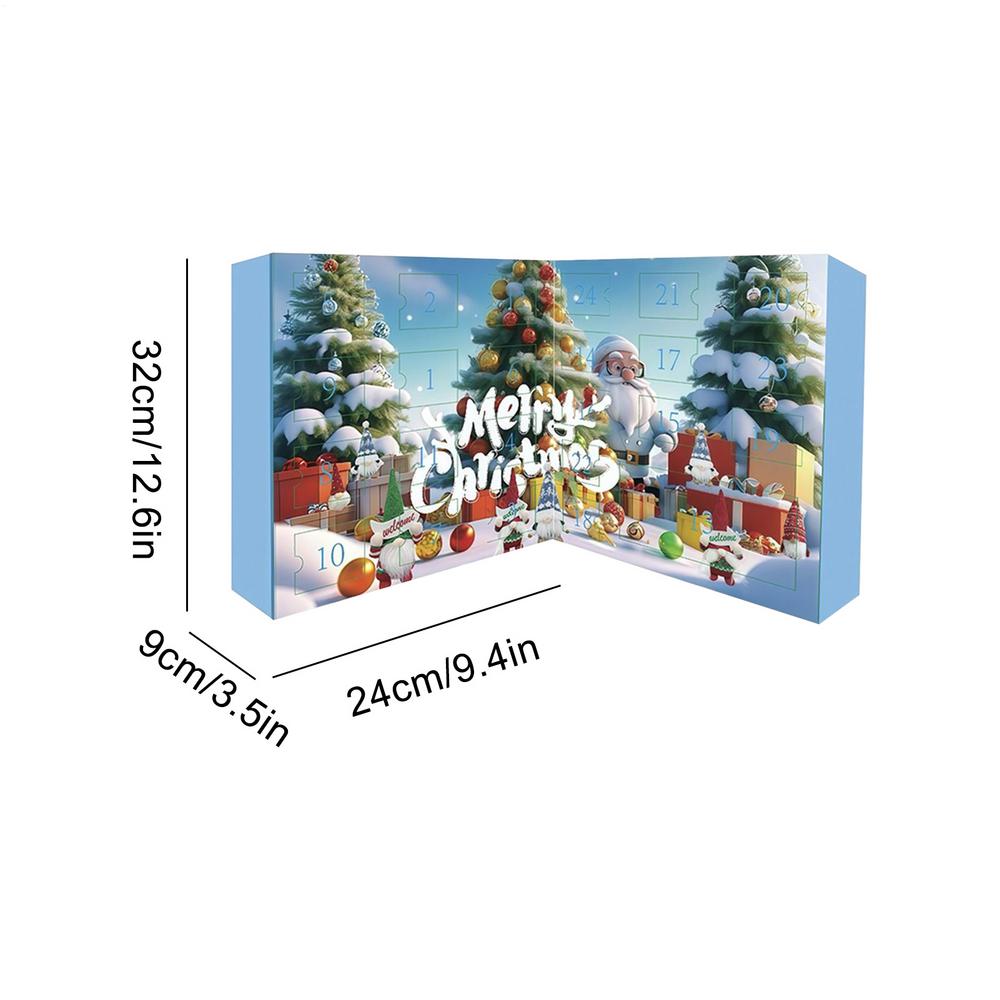 

Christmas Gnome Countdown Calendar Cute Plush Gnomes Holiday Favor 24-day Dwarf Dolls Countdown Calendar For Desktop Centerpiece 24 DAYS