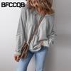 BFCCQB Bluze și cămăși cu mânecă lungă ocazională la modă pentru femei