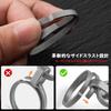 TISUR Titanium Carabiner Bottle Opener Keychain, Men's, Stylish Key Ring,