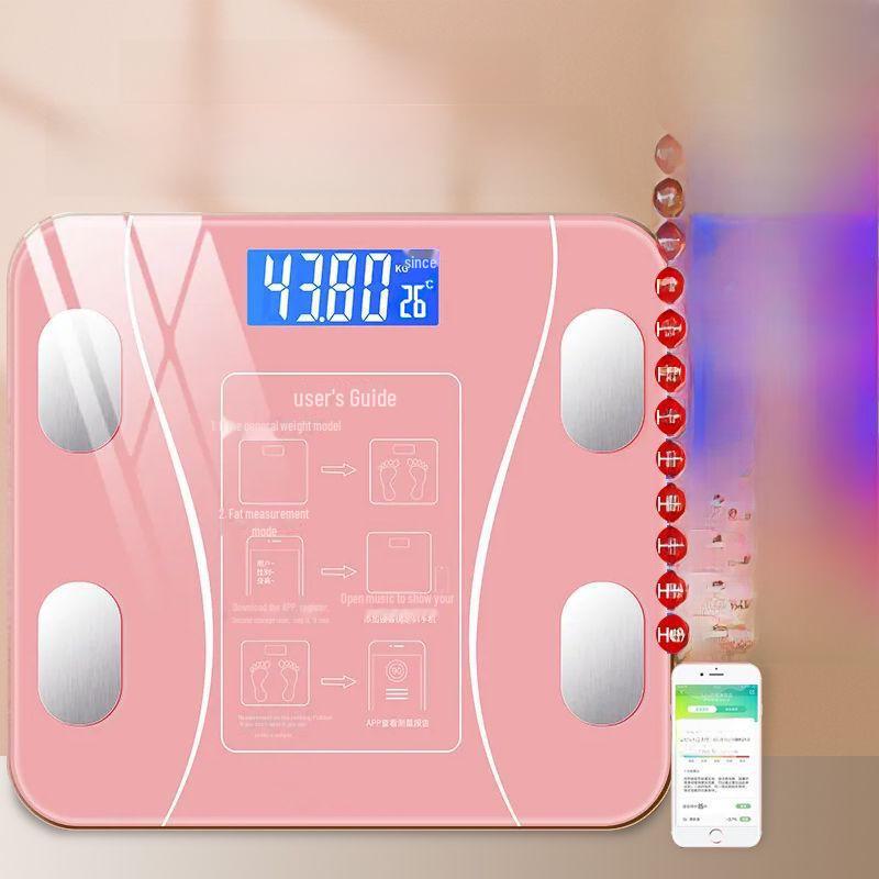 Bluetooth Body Fat Scale - Accurate Household Electronic Weight Scale for Adults
