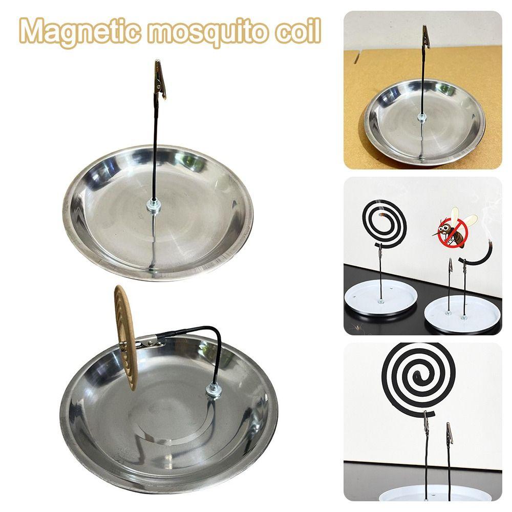 Stainless Steel Magnetic Support Frame Wood Incense Socket  for Home Incense Mosquito