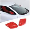 ABS Red Side Review Mirror Cover Trim For Corvette C8 -25