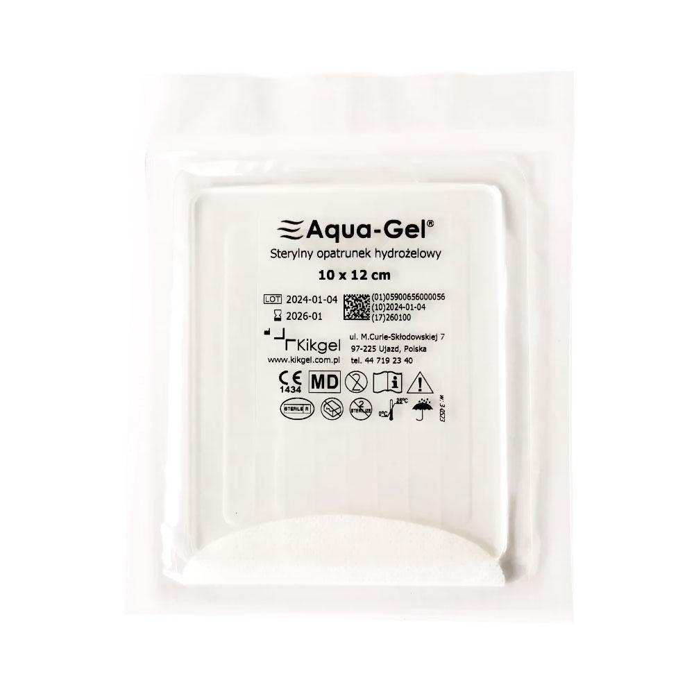 Aqua-Gel Sterile Hydrogel Dressing 5.5cm x 11cm For Wound and Burn Treatment 5 Pcs