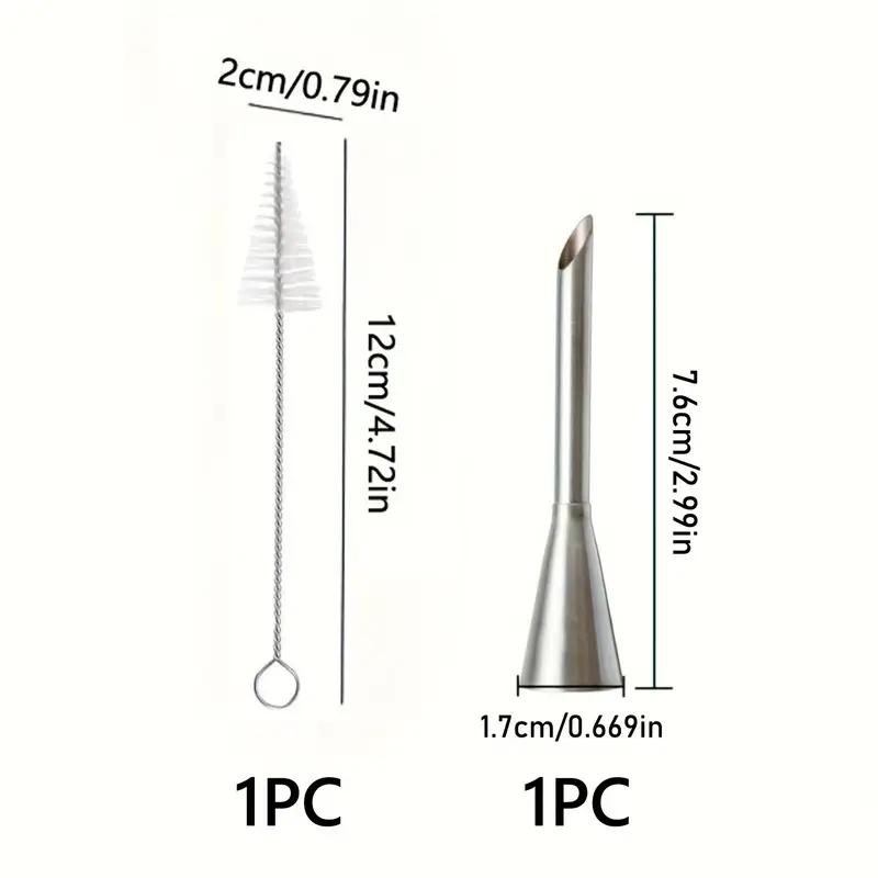 

Stainless Steel Puff Pastry Piping Nozzle Cake Cupcake Cookie Cream Icing Decorating Tips Baking Baker Tool Set