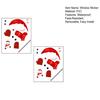 Creative Holiday Gifts Christmas Static Window Clings, Smiling Snowman Decals with Snowflake Transparent Film Patterns, Waterproof PVC Glass
