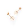 ESTELLE [WEB EXCLUSIVE] Diamond 10K Pink Gold Flower Motif Earrings 0212-2457-0018-0000