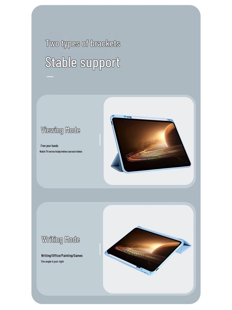 OnePlus Pad 2 Pro/3 Fold GO Anti-Bend Leather Protective Case (13.2")