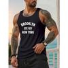 Narrow Shoulder Printed Summer Men's Vest