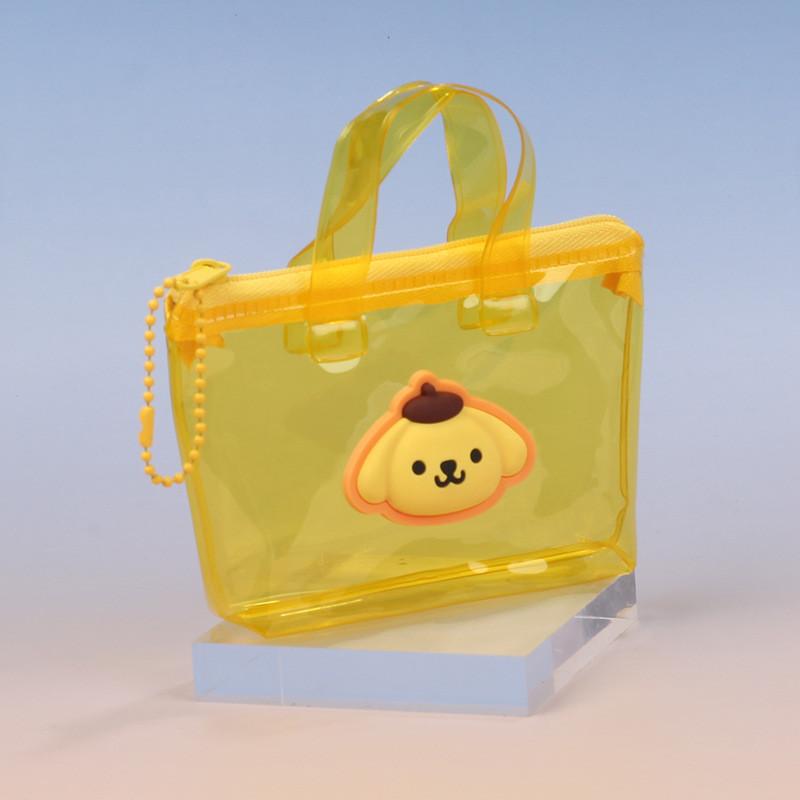Pvc Cute Girl Heart Coin Purse With Animal Pattern For Kids And Teens