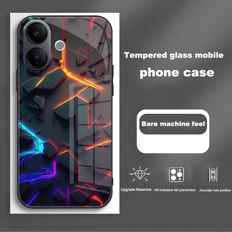Schutzhülle aus robustem, gehärtetem Glas für VIVO V60, V50 Lite, V60E und V50E – inklusive Kameraschutz für VIVO T4R und T4 Pro