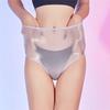 Sexy Unisex Oil Shiny Sheer See Through Boxer High Elastic Safety Short Smooth Bottom Wear Glossy Ultrathin Underwear Slim  Body