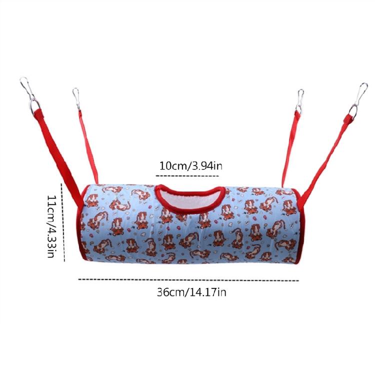 Hideaway Tunnel Warm Tube Cage Scratchproof Hammock Hanging Bed for Little Pet