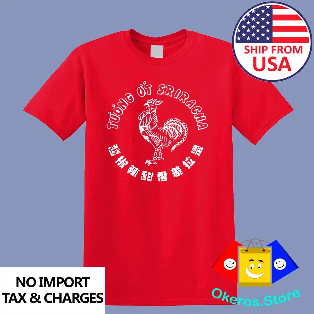 

Sriracha Hot Chilli Sauce Men s Red Size S to 3XL S