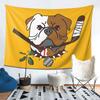 SHORESY Sudbury Bulldogs Logo Wandteppich Dekor Kunst Ästhetische Wandteppiche für Wohnzimmer Schlafzimmer Zuhause Wandtuch Wandbehang