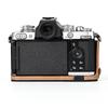 Palm Print PU Leather Camera Half Body Case For Nikon Zfc ZFC Battery Opening Bottom Cover With Hand Strap