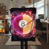1Pc Luminousball Print Flannel Blanket, High Quality Comfortable for All Seasons, Home Decor, Warmth and Comfort, Perfect for Christmas Gifts