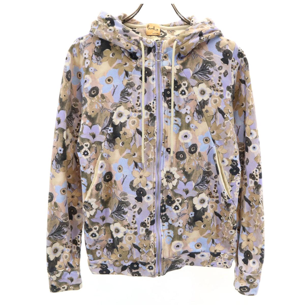 

Paul+ Paul Smith Floral Long sleeve sweat Zip hoodie M purple Women Used
