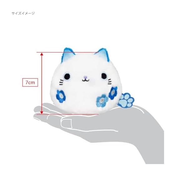 Sanei Boeki Dango Friends Hana Neko Dango Nemophila Plush