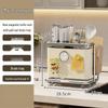 Modern Multifunctional Kitchen Storage Rack with Magnetic Knife & Chopping Board Holder
