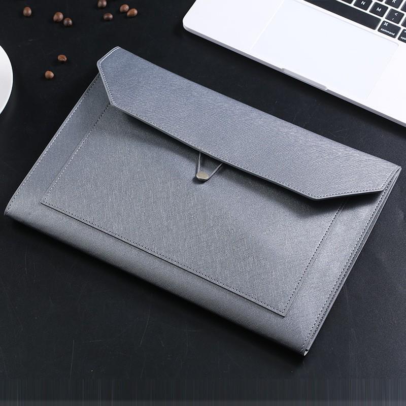 Double-Layer Magnetic Buckle Briefcase - Large Capacity, Multifunctional Office File Bag