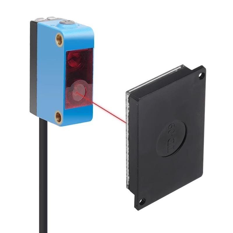 E3Z-R61-BGS Square Background Suppression Specular Reflection Type Laser Sensor Photoelectric Switch Npn24v Detection Distance