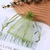 100Pcs Organza Bags Large Capacity Vibrant Color Multipurpose Party Favor Mesh Bags Drawstring Jewelry Gift Bags