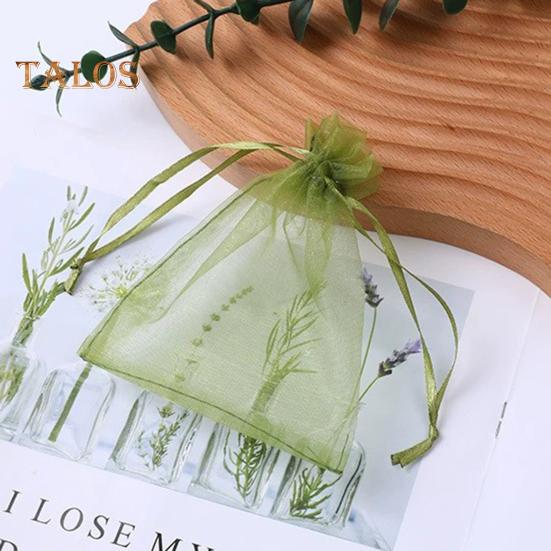 100Pcs Organza Bags Large Capacity Vibrant Color Multipurpose Party Favor Mesh Bags Drawstring Jewelry Gift Bags