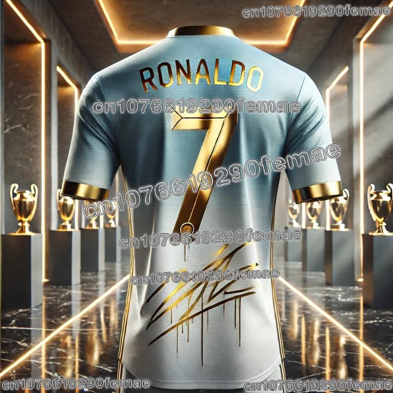2026 Neu Heiß Verkauft Ronaldo Mode Fußball Superstar Gedenk Kollektion Sport Trikot Täglich Outdoor Atmungsaktiv T-Shirt