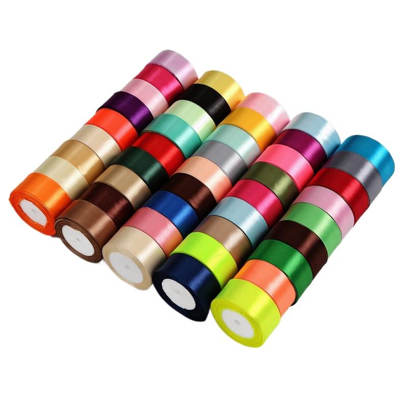 25Yards/Roll 40mm Satin Ribbons DIY Bow Handmade Gift Packing Artificial Silk Roses Crafts Supplies Sewing Accessories Material