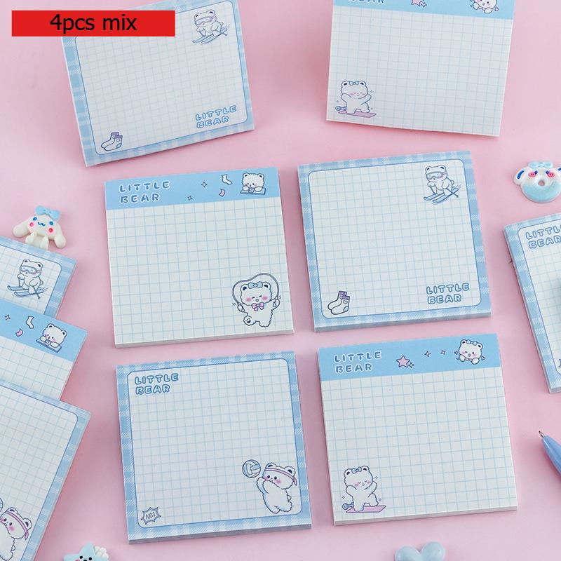 

White Bear cute Office School Supplies patterns can be easily recorded making cuteness and convenience a constant companion