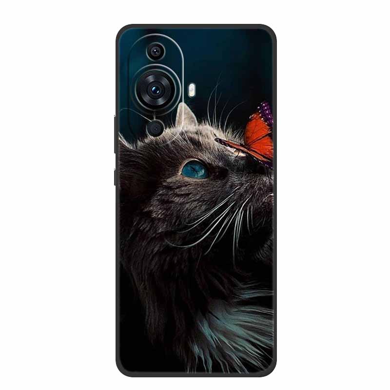 Phone Case For Huawei Nova 12s Back Cover Case Shockproof Black Silicone Soft Funda For Huawei Nova 12s Case Nova12s 6.7" Coque