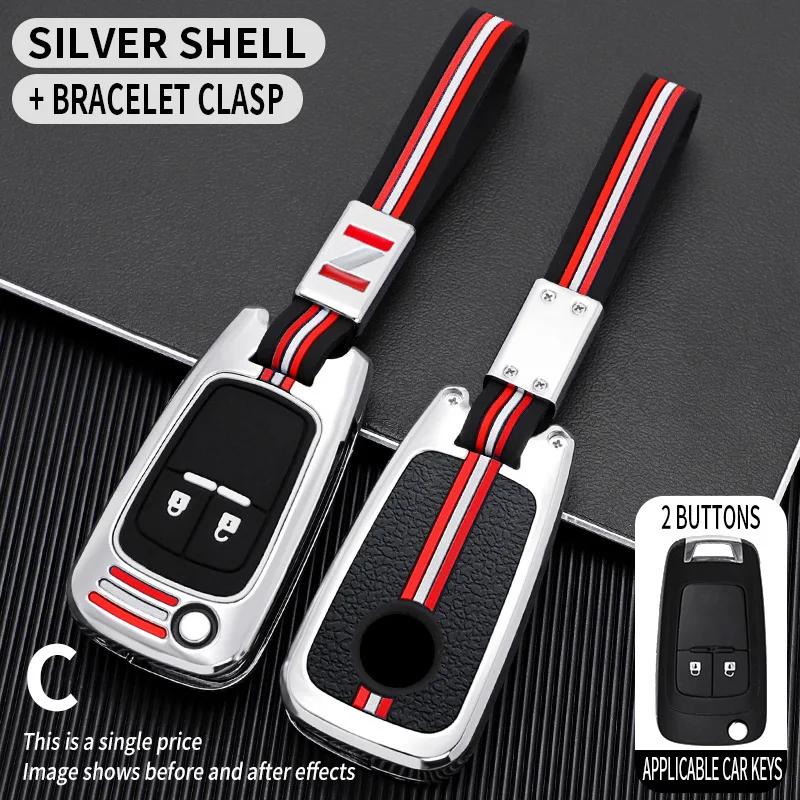 for Buick /Opel Vauxhall Insignia Astra J Mokka Zafira GL8 for Chevrolet Cruze Malibu Aveo Lova for Car Key Cover Fob Case Shell