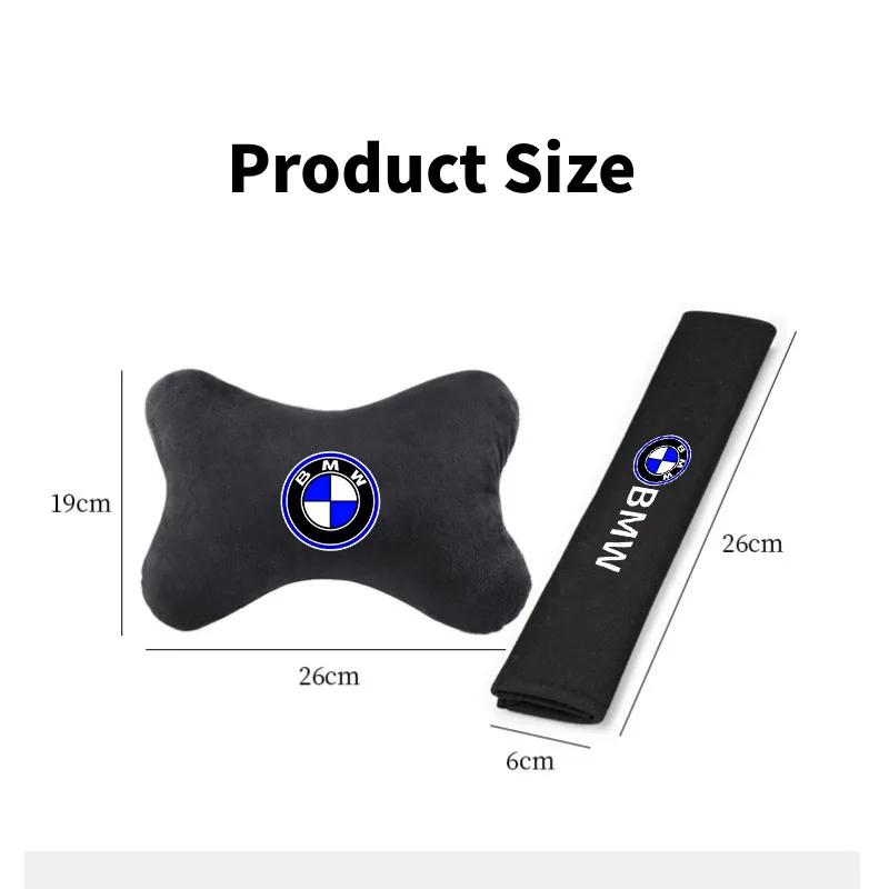 TXMM8 2025 Hot Car Headrest Cover Auto Seat Cover Head Neck Rest Pillow for BMW M E46 E39 E90 E36 E60 E34 E30 X5 E92 G30 Car Accessori