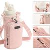 Portable Outdoor Water Bottle Bag with Adjustable Shoulder Strap Water Bottle Sleeve for Walking Hiking Camping Gym Shoulder Bag