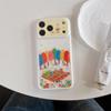 Cartoon Rabbit & Bear iPhone 15/Pro Max Anti-Fall Case