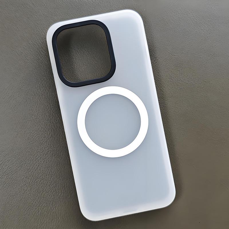 For Oppo Find X9 and X9 Pro Case Magsafe Anti-Fingerprint Slim Matte Black Translucent Frosted Baby Skin Touch Phone Cover Pc + tpu&OPPO Find X9 белый