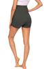 Solid Color Maternity Support Shorts - Comfortable Home and Sportswear