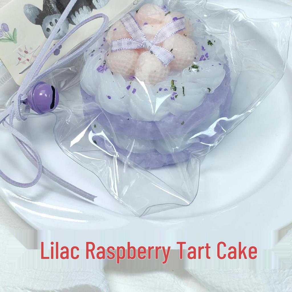 Raspberry Tart Cake Silicone Stress Relief Toy - Clay Feel Simulation Food Toy