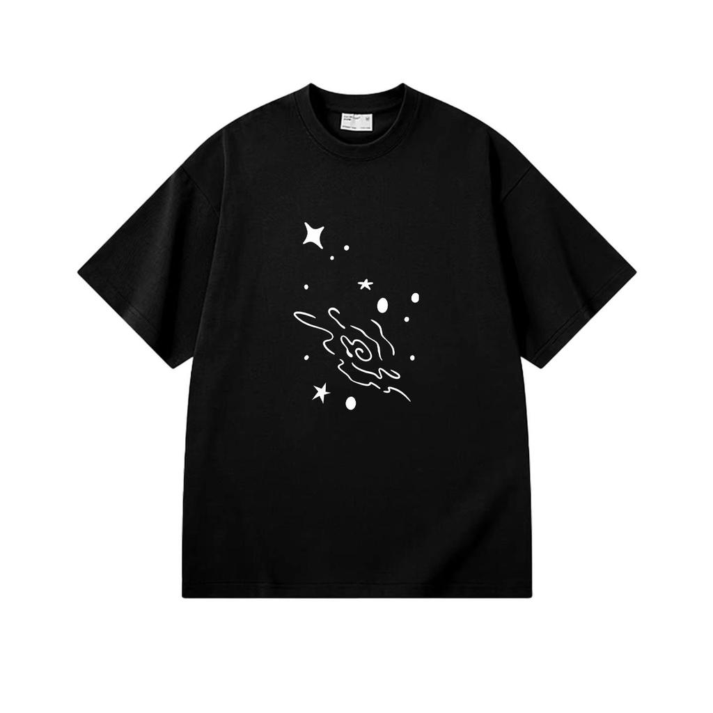 Women's Star Short Sleeve T-shirt - Summer 2026 Hot Style, Unique Pure Cotton, Loose Half Sleeve, Round Neck, Casual Top.